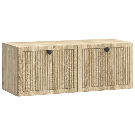 Nástěnná Tv Skříň Dub Sonoma 78,5 X 31 X 30 Cm Kompozitní Dřevo