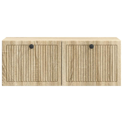 Nástěnná Tv Skříň Dub Sonoma 78,5 X 31 X 30 Cm Kompozitní Dřevo