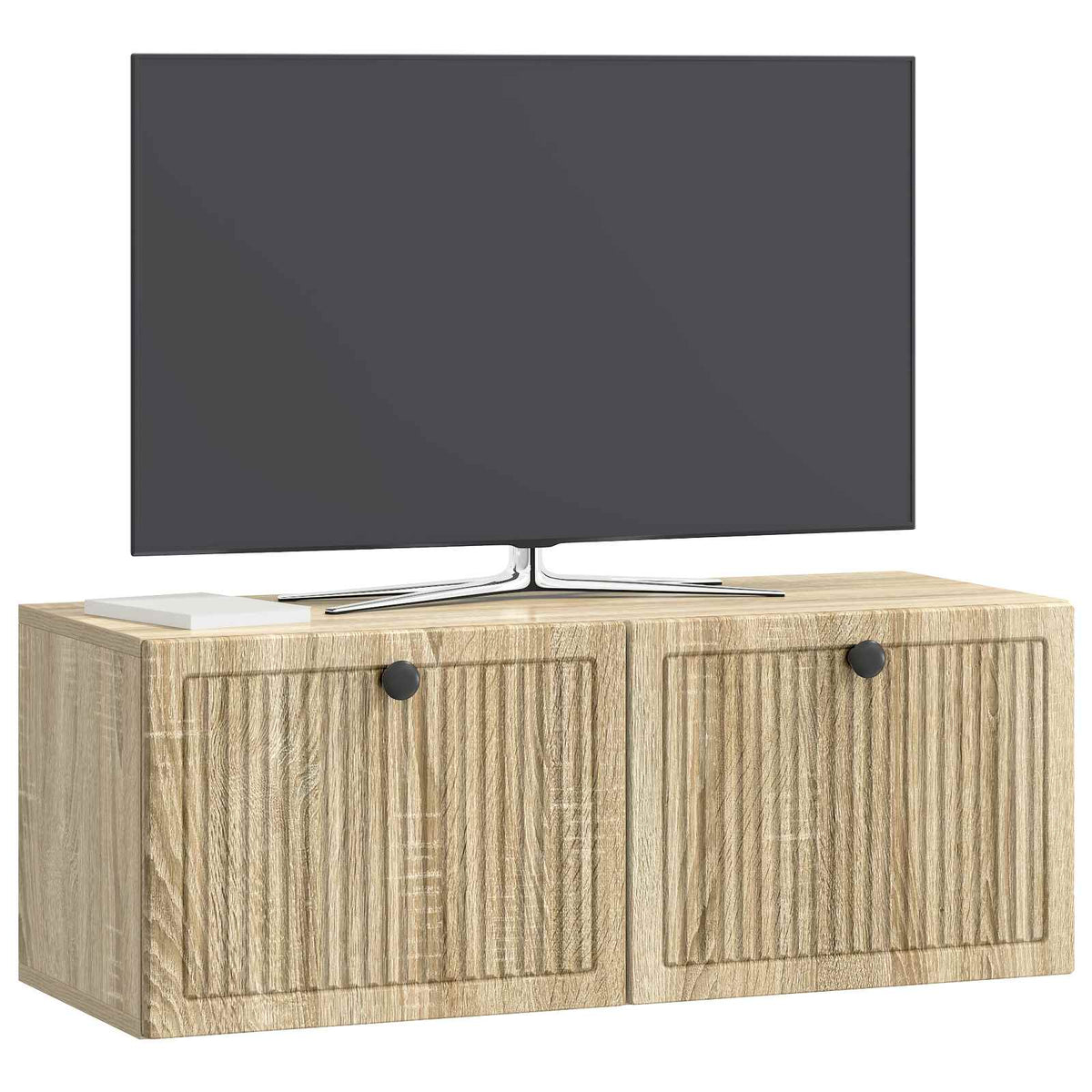 Nástěnná Tv Skříň Dub Sonoma 78,5 X 31 X 30 Cm Kompozitní Dřevo