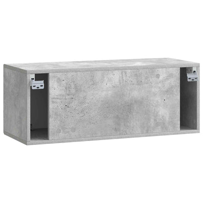 Nástěnná Tv Skříň Nástěnný Betonově Šedá 78,5 X 31 X 30 Cm