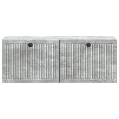Nástěnná Tv Skříň Nástěnný Betonově Šedá 78,5 X 31 X 30 Cm
