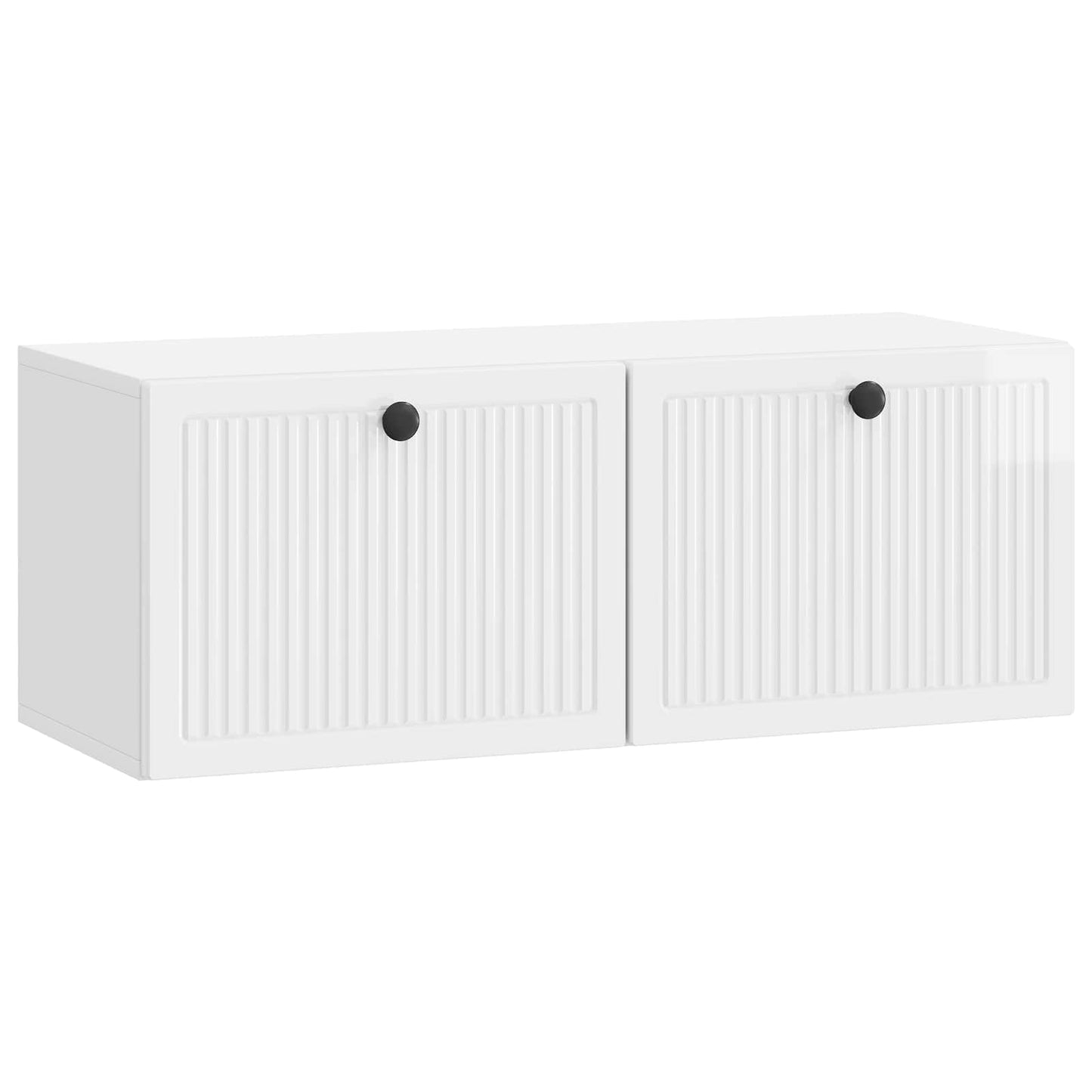 Nástěnná Tv Skříň Bílá S Vysokým Leskem 78,5 X 31 X 30 Cm