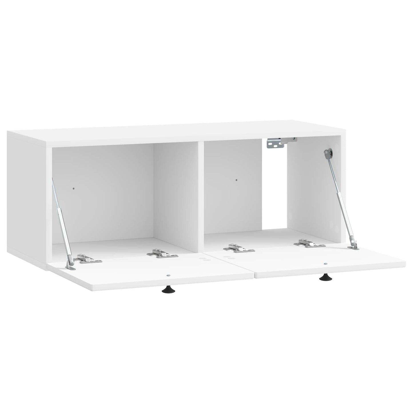 Nástěnná Tv Skříň Bílá S Vysokým Leskem 78,5 X 31 X 30 Cm