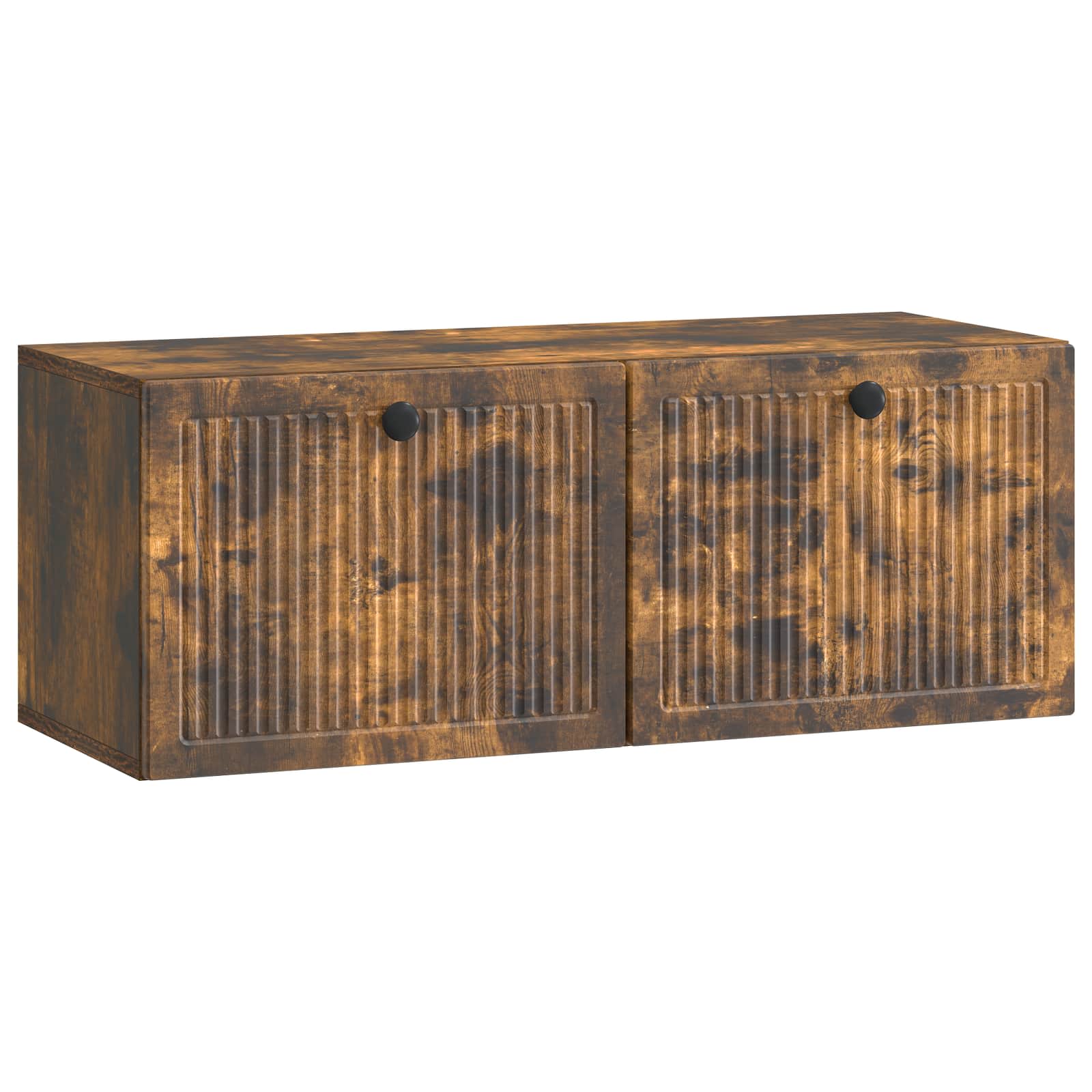 Nástěnná Tv Skříň Nástěnný Kouřový Dub 78,5 X 31 X 30 Cm