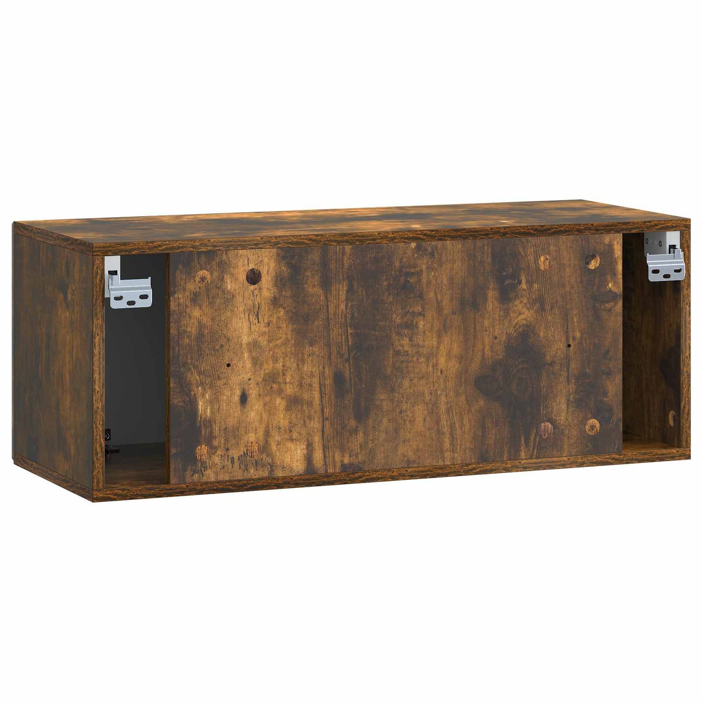 Nástěnná Tv Skříň Nástěnný Kouřový Dub 78,5 X 31 X 30 Cm