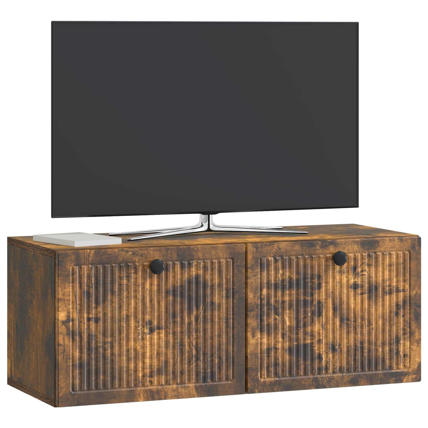 Nástěnná Tv Skříň Nástěnný Kouřový Dub 78,5 X 31 X 30 Cm