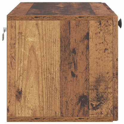 Nástěnná Tv Skříň Nástěnný Staré Dřevo 78,5 X 31 X 30 Cm
