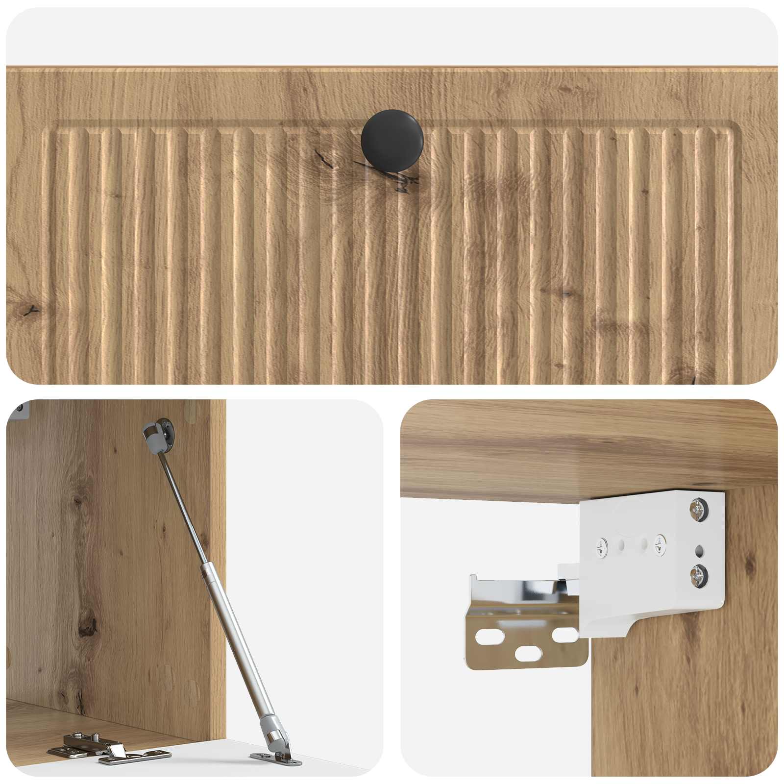 Nástěnná Tv Skříň 78,5 X 31 X 30 Cm Dub Artisan