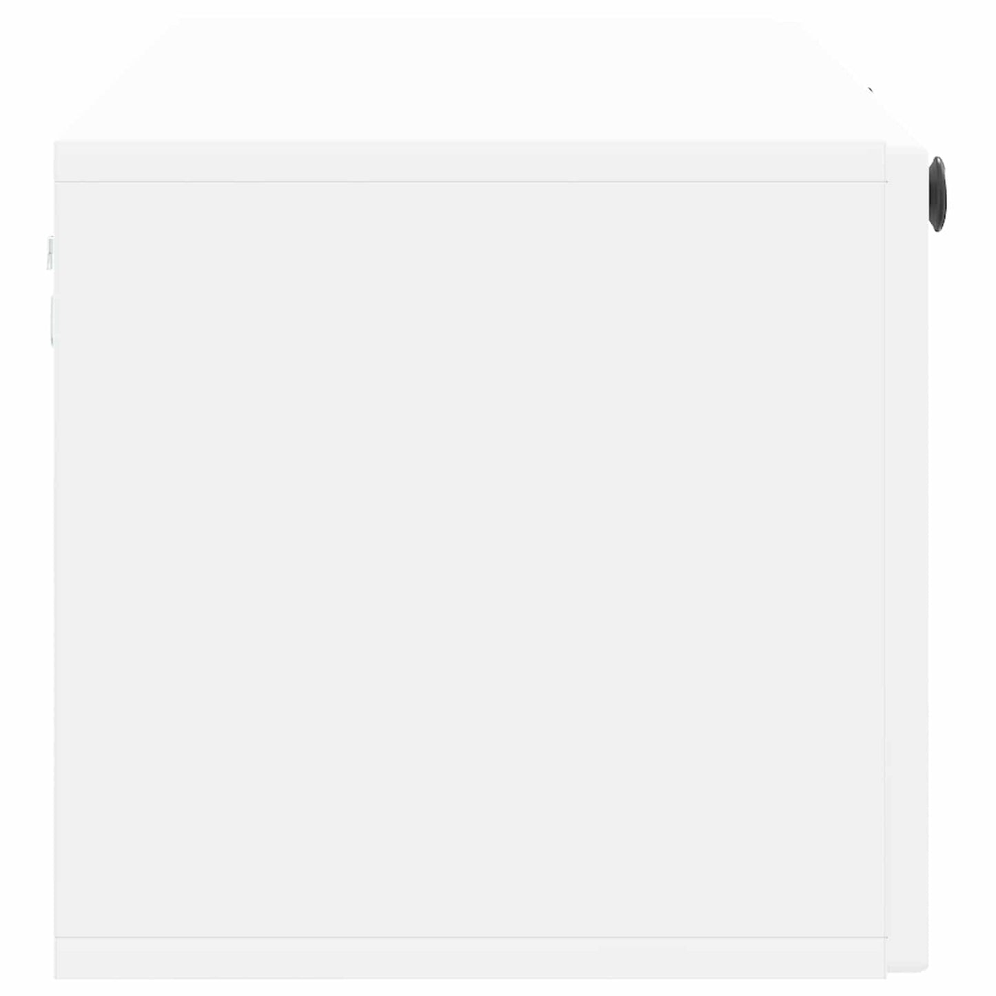 Nástěnná Tv Skříň Bílá 98 X 31 X 30 Cm Kompozitní Dřevo