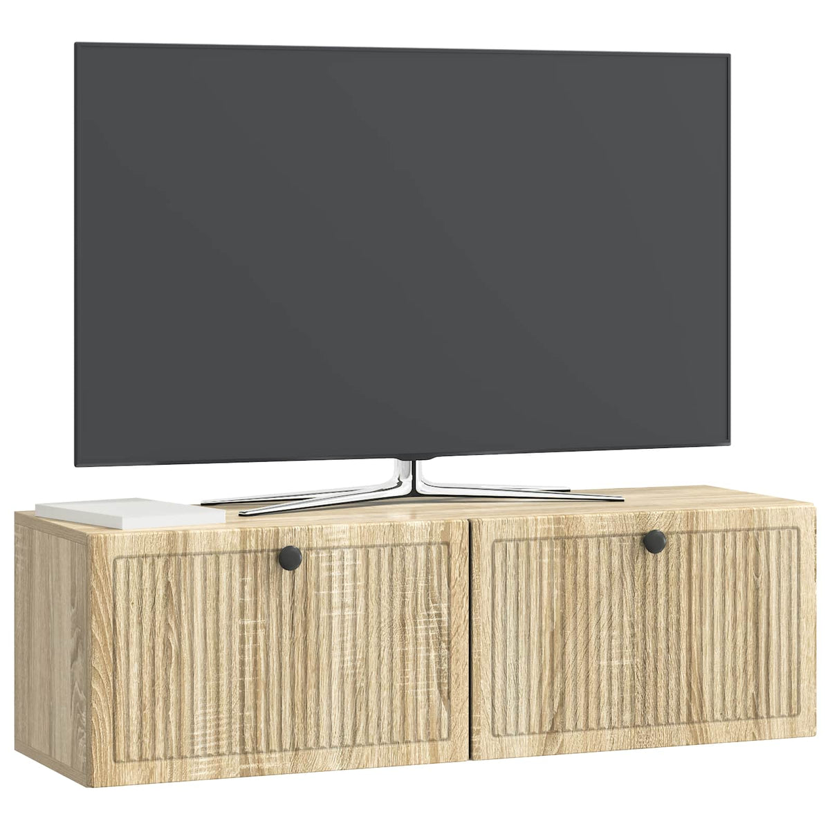 Nástěnná Tv Skříň Dub Sonoma 98 X 31 X 30 Cm Kompozitní Dřevo