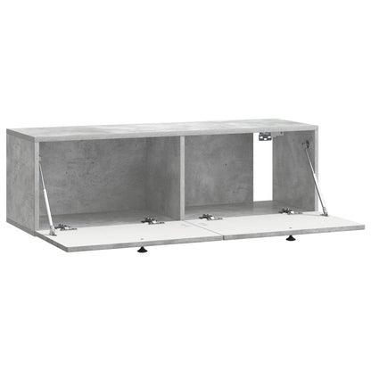 Nástěnná Tv Skříň Nástěnný Betonově Šedá 98 X 31 X 30 Cm
