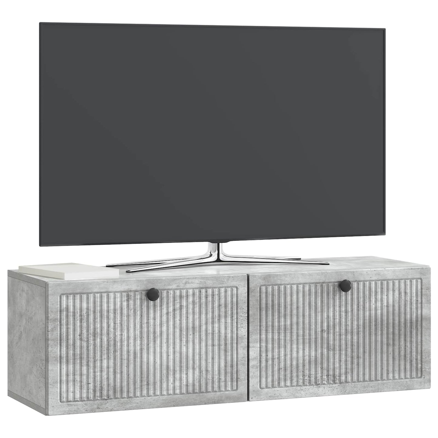 Nástěnná Tv Skříň Nástěnný Betonově Šedá 98 X 31 X 30 Cm