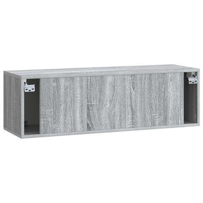 Nástěnná Tv Skříň Šedá Sonoma 98 X 31 X 30 Cm Kompozitní Dřevo