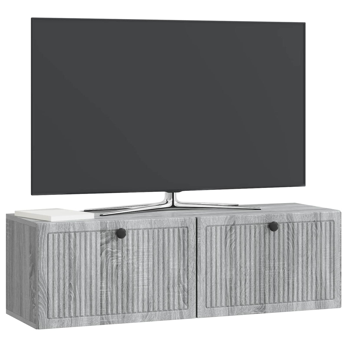 Nástěnná Tv Skříň Šedá Sonoma 98 X 31 X 30 Cm Kompozitní Dřevo
