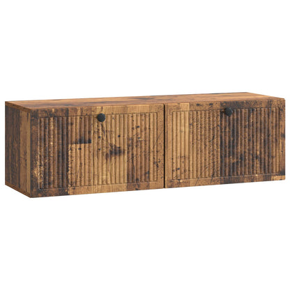 Nástěnná Tv Skříň Staré Dřevo 98 X 31 X 30 Cm Kompozitní Dřevo