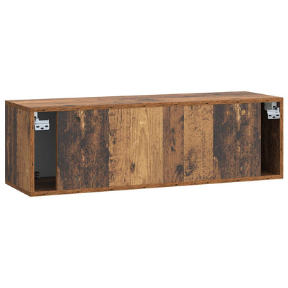 Nástěnná Tv Skříň Staré Dřevo 98 X 31 X 30 Cm Kompozitní Dřevo