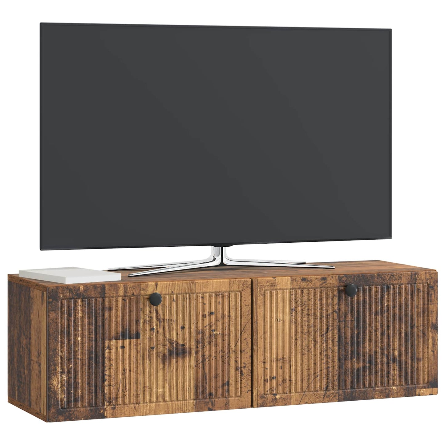 Nástěnná Tv Skříň Staré Dřevo 98 X 31 X 30 Cm Kompozitní Dřevo