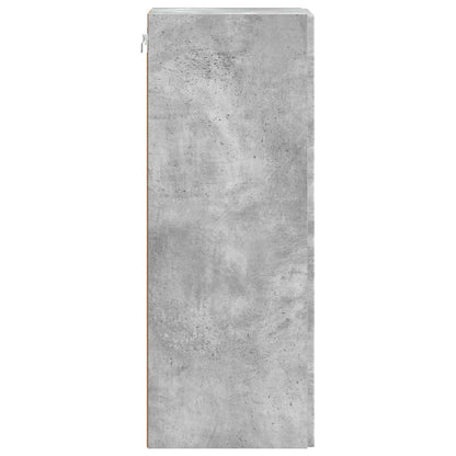 Nástěnná Skříň Betonově Šedá 66 X 34,5 X 90 Cm Kompozitní Dřevo