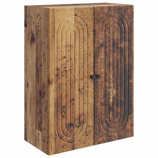 Nástěnná Skříň Staré Dřevo 66 X 34,5 X 90 Cm Kompozitní Dřevo