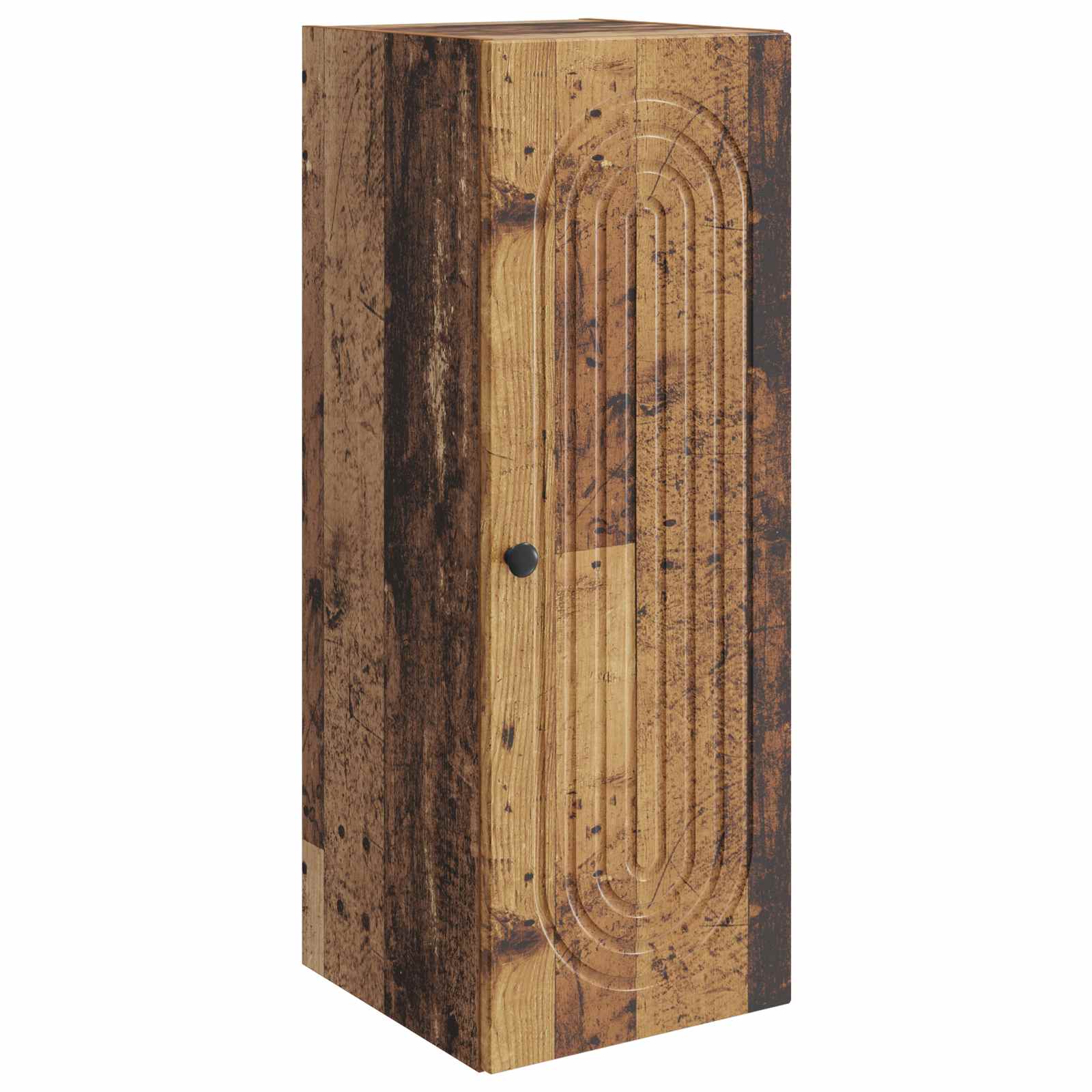 Nástěnná Skříň Staré Dřevo 33 X 34,5 X 90 Cm Kompozitní Dřevo