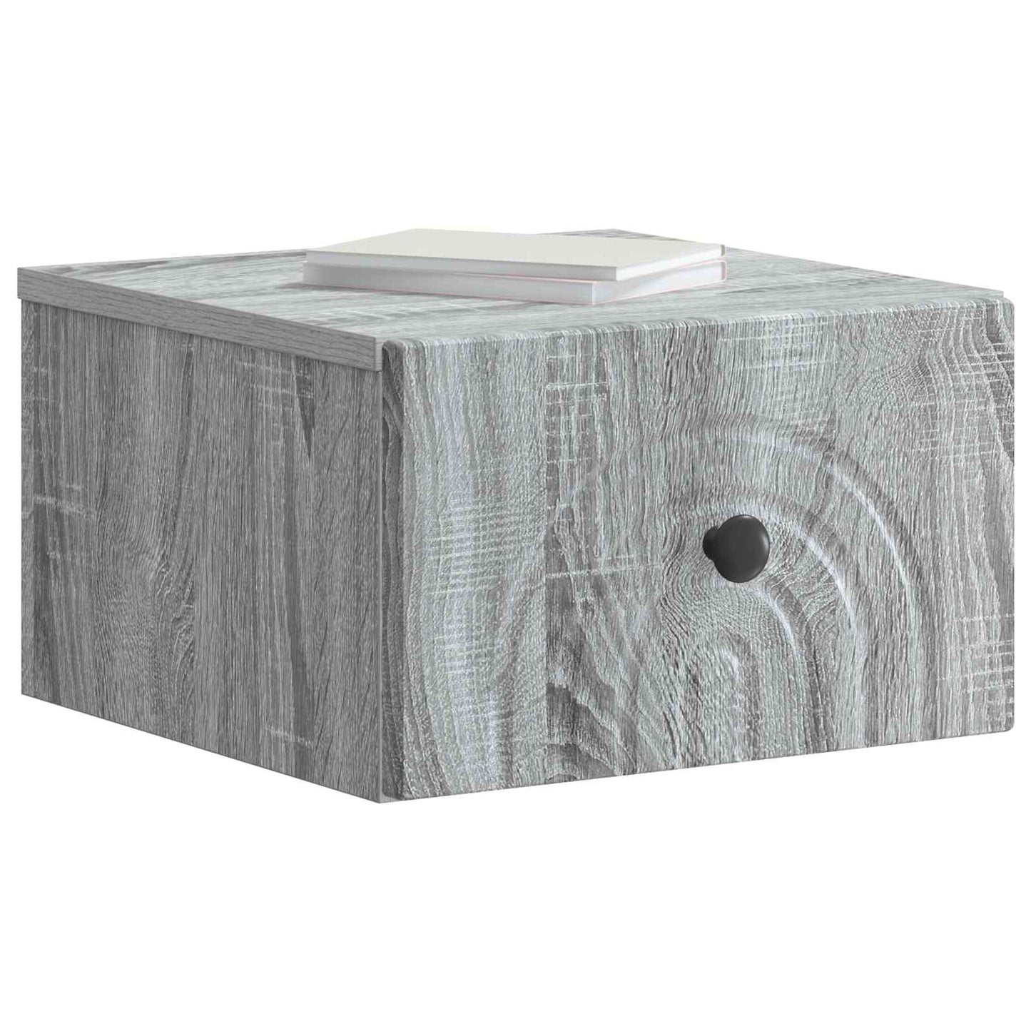 Nástěnný Noční Stolek 2 Pcs Šedá Sonoma 33 X 34,5 X 20 Cm