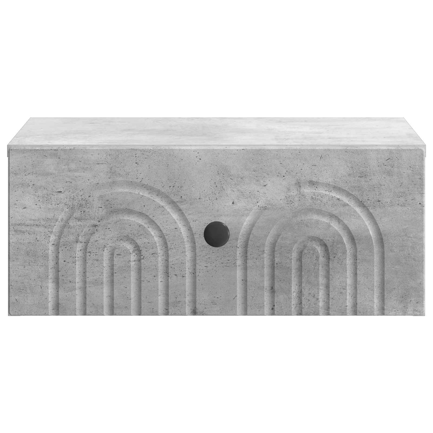 Nástěnný Noční Stolek 2 Pcs Betonově Šedá 49 X 34,5 X 20 Cm