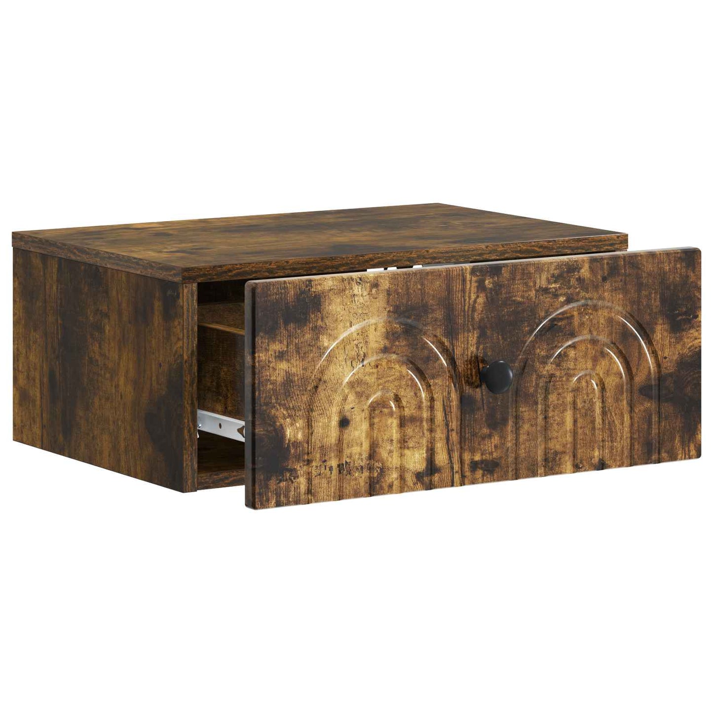 Nástěnný Noční Stolek 2 Pcs Kouřový Dub 49 X 34,5 X 20 Cm