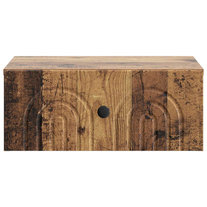 Nástěnný Noční Stolek 2 Pcs Staré Dřevo 49 X 34,5 X 20 Cm