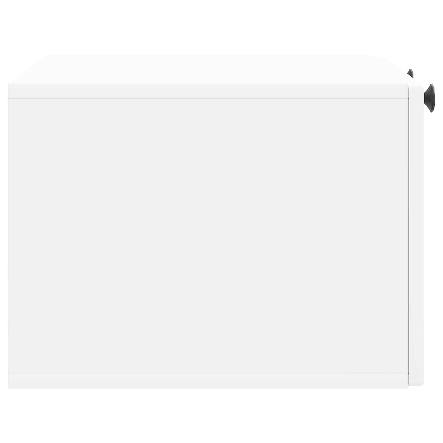 Nástěnná Tv Skříň Bílá 59,5 X 41 X 30 Cm Kompozitní Dřevo