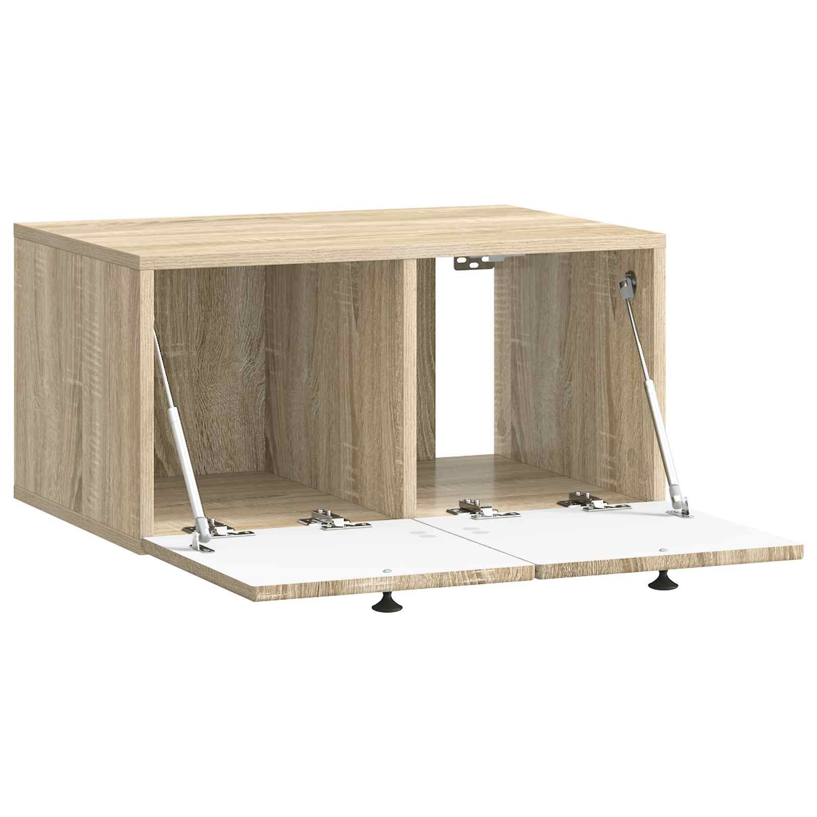 Nástěnná Tv Skříň Dub Sonoma 59,5 X 41 X 30 Cm Kompozitní Dřevo