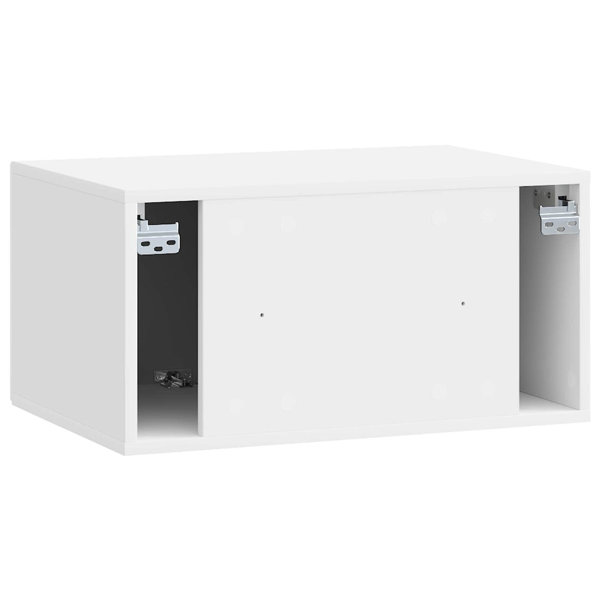 Nástěnná Tv Skříň Bílá S Vysokým Leskem 59,5 X 41 X 30 Cm