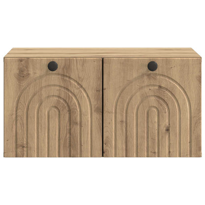 Nástěnná Tv Skříň 59,5 X 41 X 30 Cm Dub Artisan