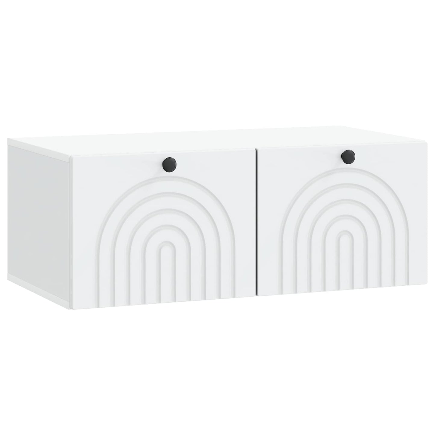 Nástěnná Tv Skříň Bílá 78,5 X 41 X 30 Cm Kompozitní Dřevo