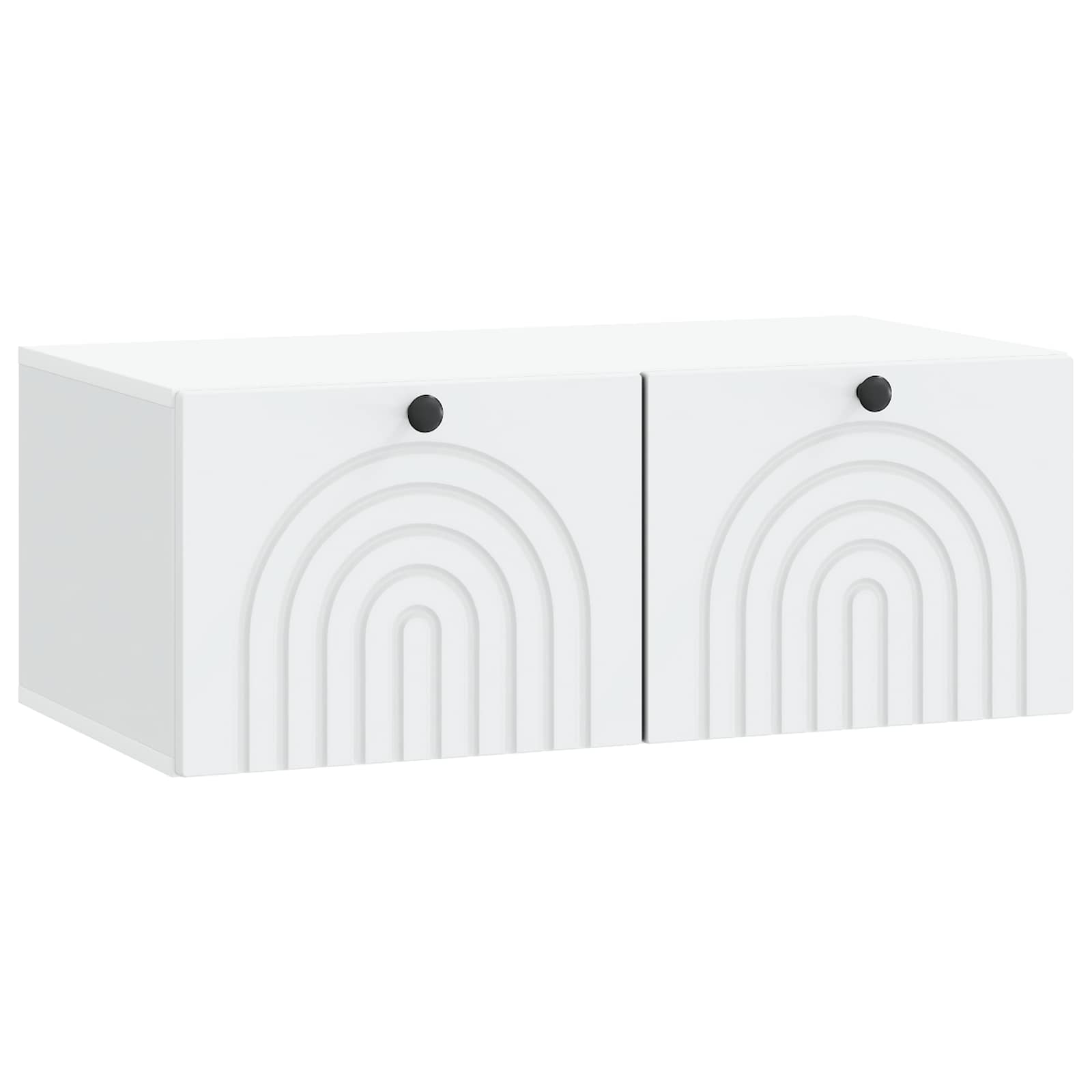 Nástěnná Tv Skříň Bílá 78,5 X 41 X 30 Cm Kompozitní Dřevo