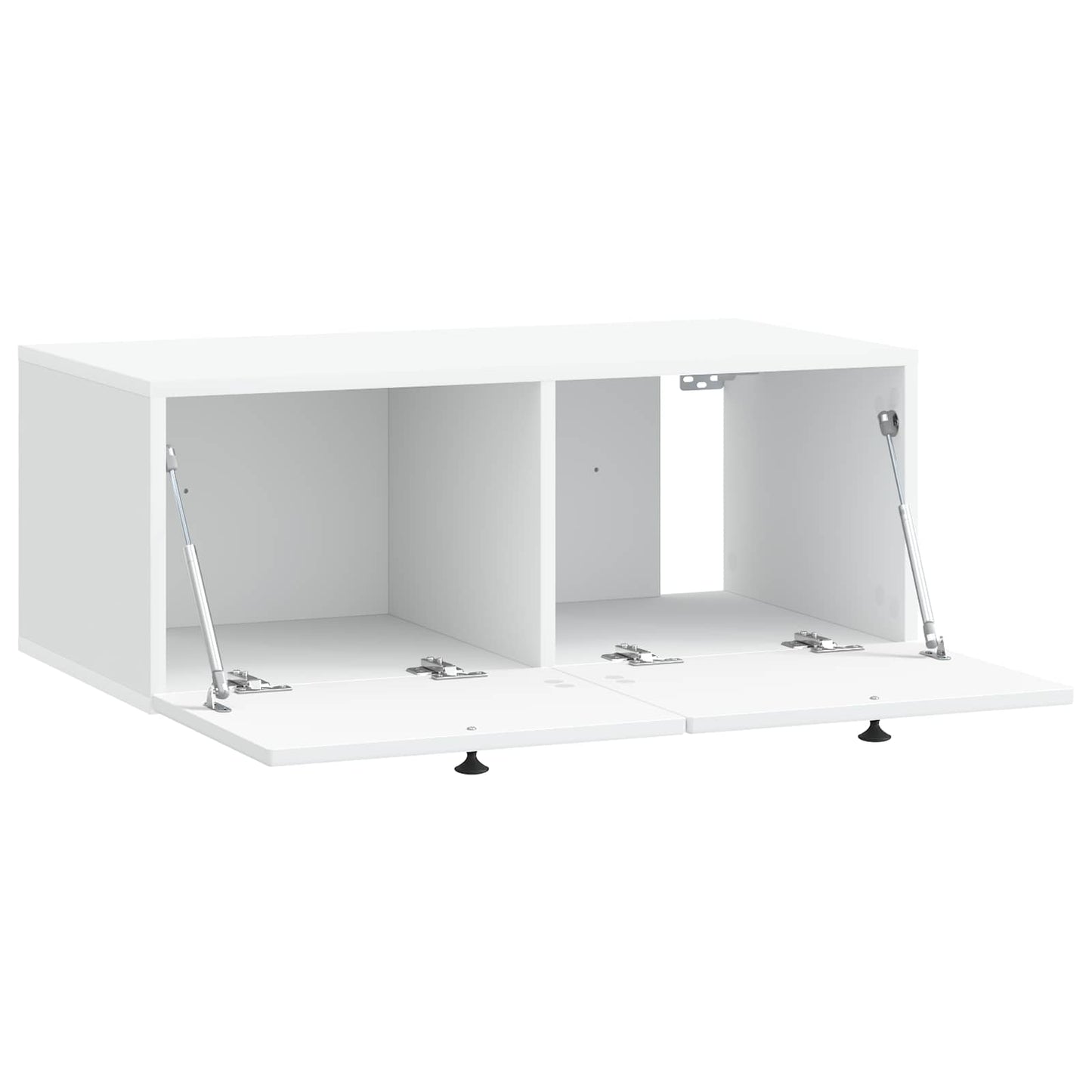 Nástěnná Tv Skříň Bílá 78,5 X 41 X 30 Cm Kompozitní Dřevo