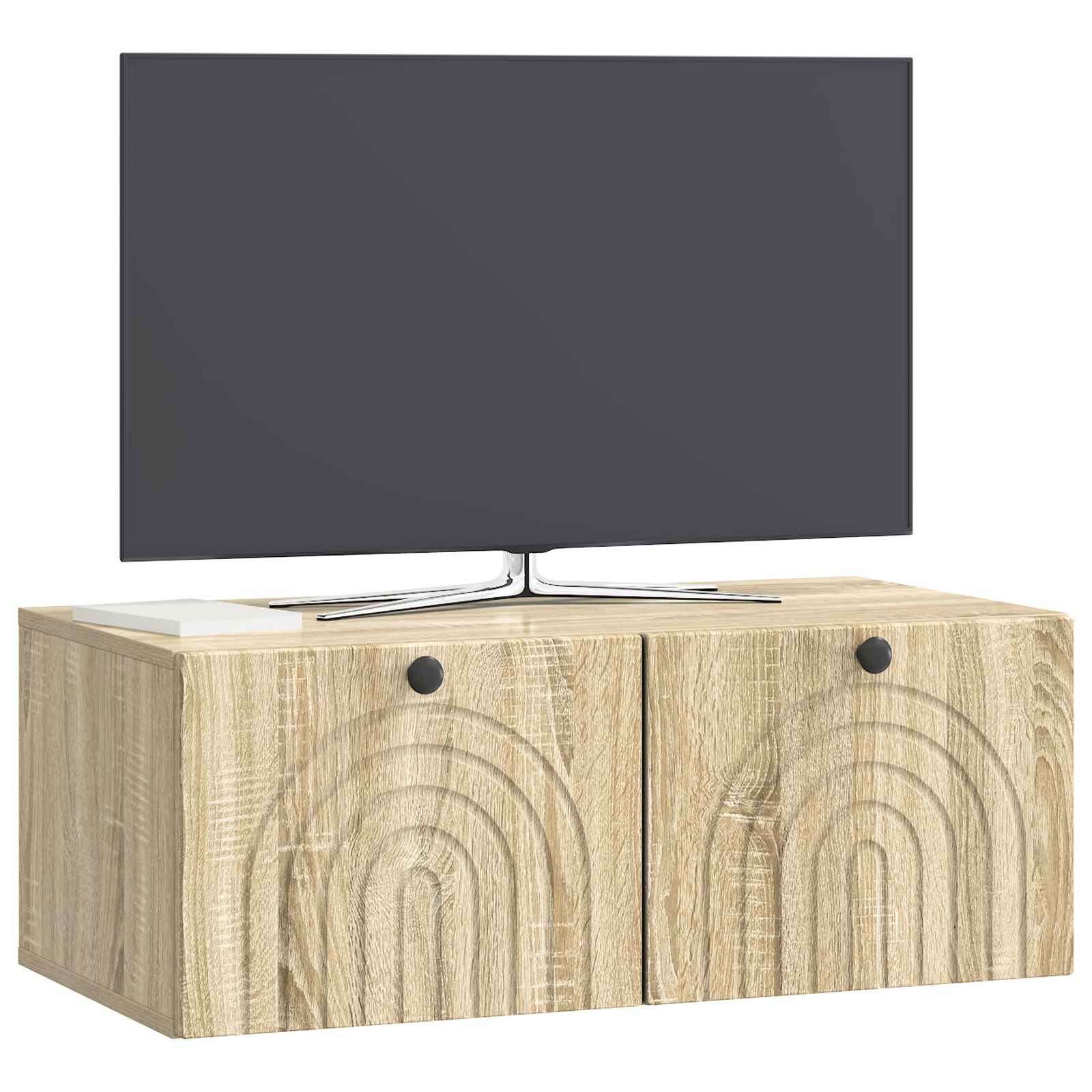 Nástěnná Tv Skříň Dub Sonoma 78,5 X 41 X 30 Cm Kompozitní Dřevo