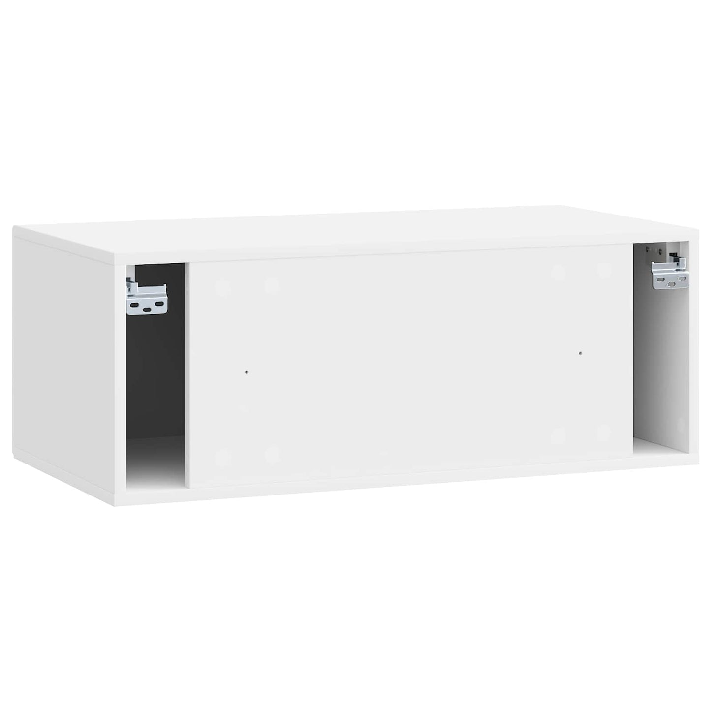 Nástěnná Tv Skříň Bílá S Vysokým Leskem 78,5 X 41 X 30 Cm