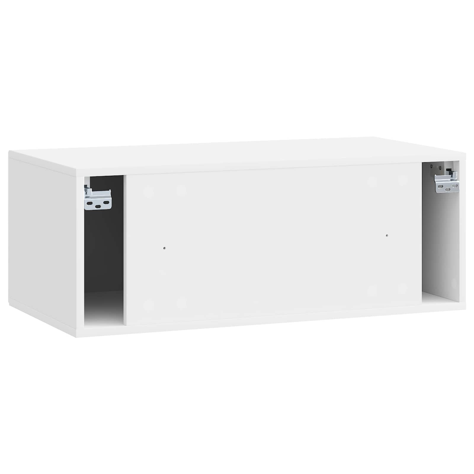 Nástěnná Tv Skříň Bílá S Vysokým Leskem 78,5 X 41 X 30 Cm