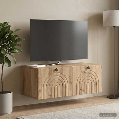 Nástěnná Tv Skříň 78,5 X 41 X 30 Cm Dub Artisan