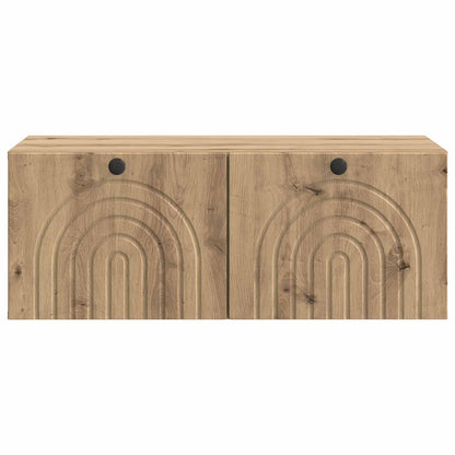 Nástěnná Tv Skříň 78,5 X 41 X 30 Cm Dub Artisan
