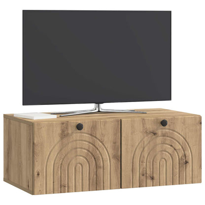 Nástěnná Tv Skříň 78,5 X 41 X 30 Cm Dub Artisan