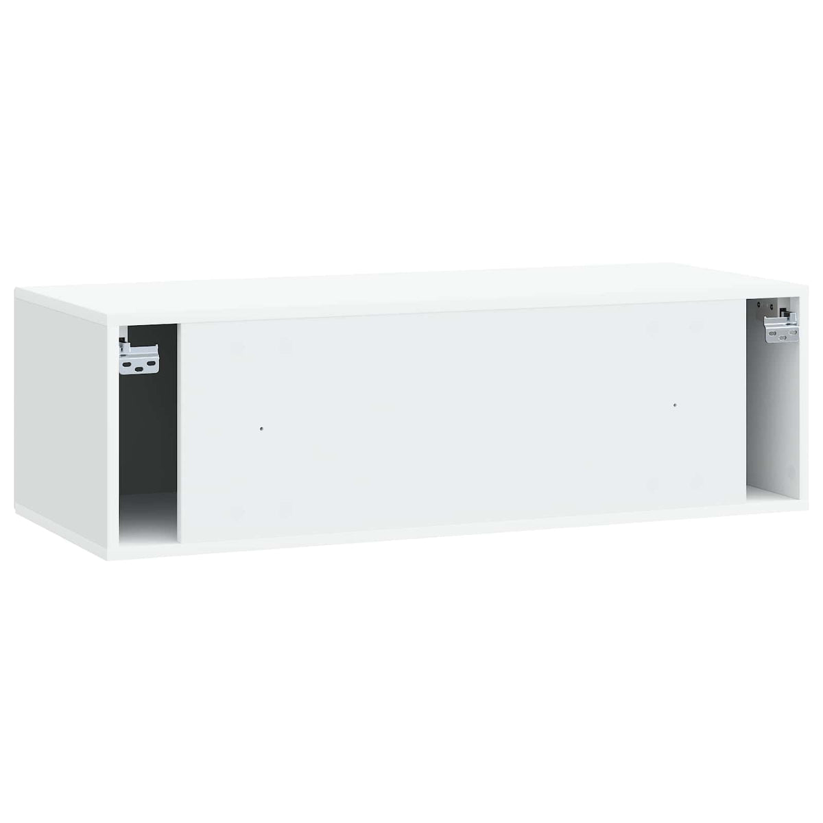Nástěnná Tv Skříň Bílá 99 X 41 X 30 Cm Kompozitní Dřevo