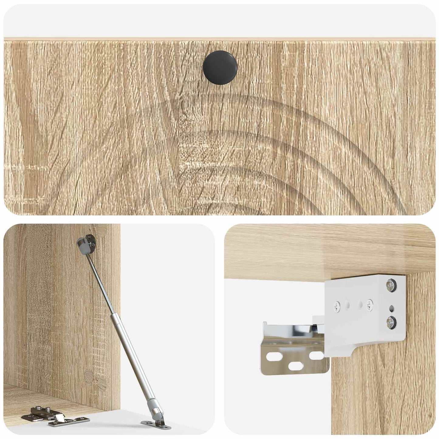 Nástěnná Tv Skříň Dub Sonoma 98 X 41 X 30 Cm Kompozitní Dřevo