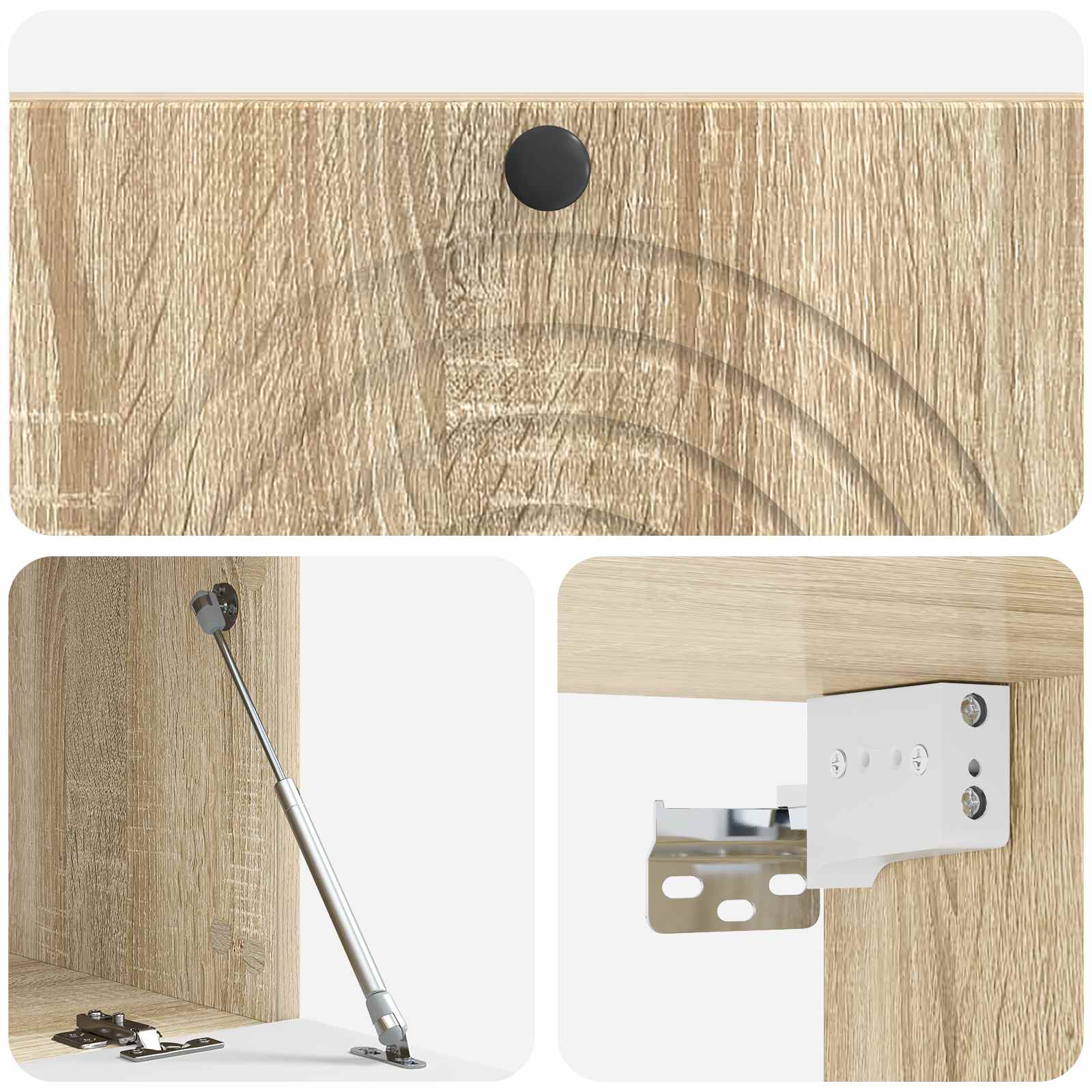 Nástěnná Tv Skříň Dub Sonoma 98 X 41 X 30 Cm Kompozitní Dřevo