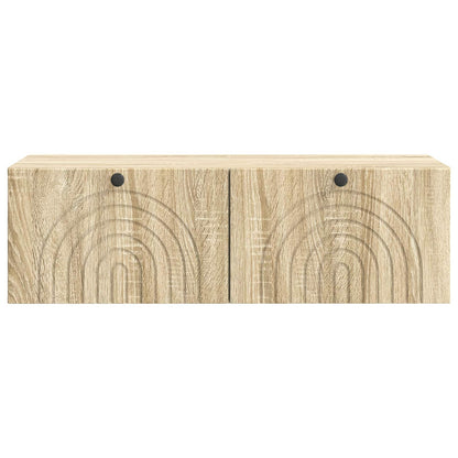 Nástěnná Tv Skříň Dub Sonoma 98 X 41 X 30 Cm Kompozitní Dřevo
