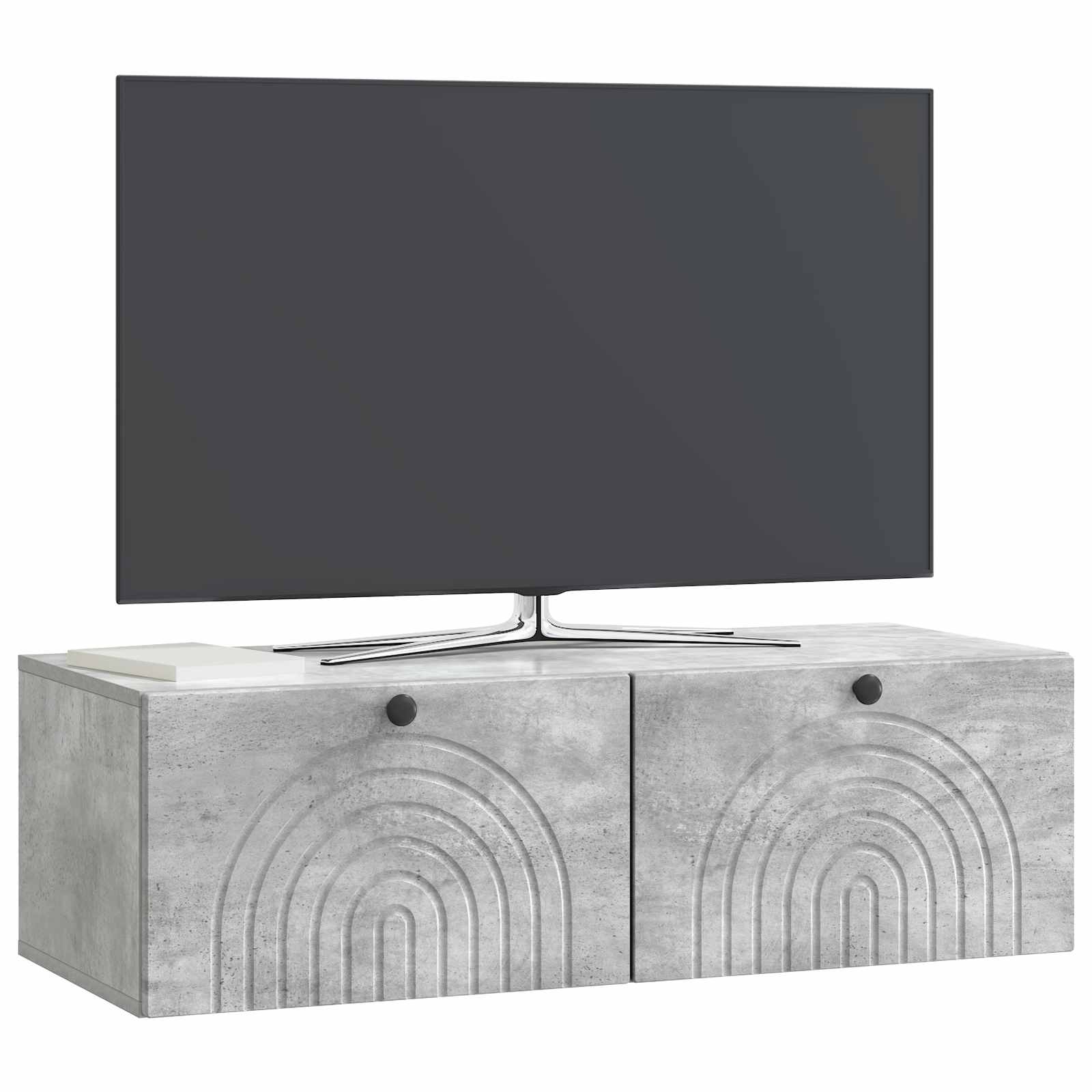 Nástěnná Tv Skříň Nástěnný Betonově Šedá 99 X 41 X 30 Cm