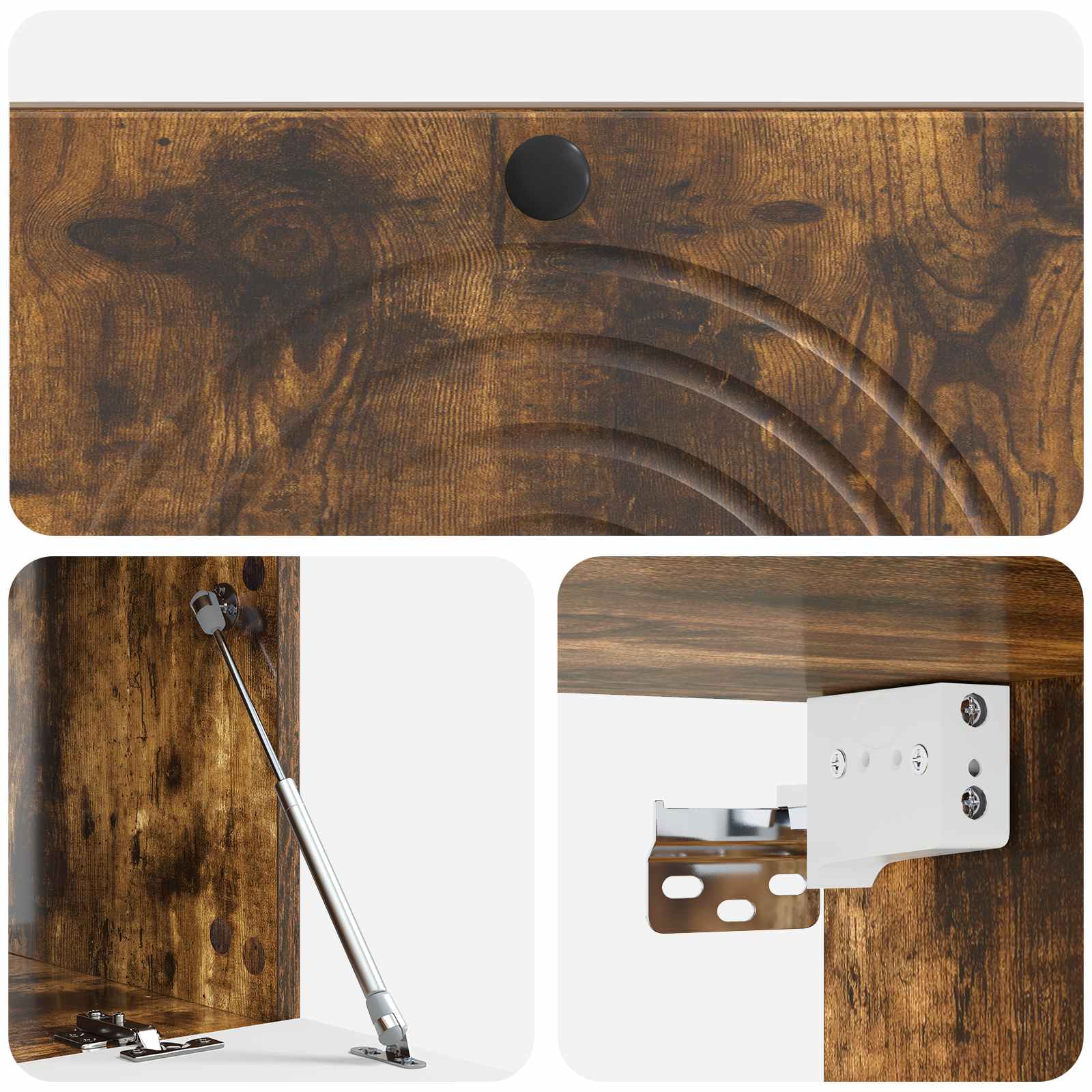 Nástěnná Tv Skříň Kouřový Dub 99 X 41 X 30 Cm Kompozitní Dřevo
