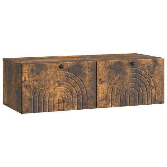 Nástěnná Tv Skříň Kouřový Dub 99 X 41 X 30 Cm Kompozitní Dřevo