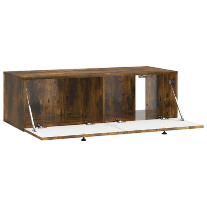 Nástěnná Tv Skříň Kouřový Dub 99 X 41 X 30 Cm Kompozitní Dřevo