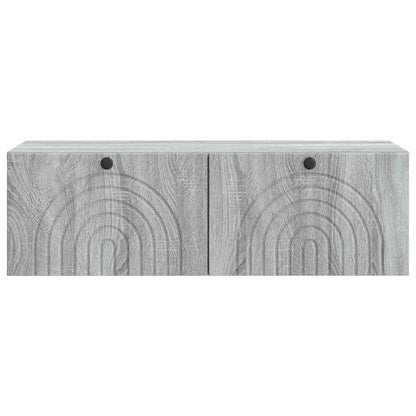 Nástěnná Tv Skříň Šedá Sonoma 99 X 41 X 30 Cm Kompozitní Dřevo